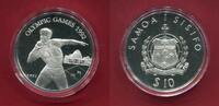 Samoa 10 Dollars Silber Olympische Spiele 1992 Barcelona - Kugelstoßen -