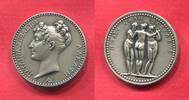 Frankreich Napoleon I. Silbermedaille Rand Argent o.J. 1808 etwas spätere Prägung Besuch v. Napoleon