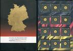Tschad 12 x 3000 Francs CFA Minigoldmünzen 1/500 Unzen Deutsche Wahrzeichen und Ereignisse in Gold I
