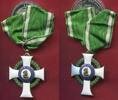 Sachsen Albrechtsorden Ritterkreuz mit Band Herstellerpunze R unterer Kreuzrahmen Silber-vergoldet -