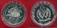 Western Sahara Westsahara 500 Pesetas Silber 1992 Meeting of Two Worlds (5th Centennial of the Discovery of America Ship Polierte Platte