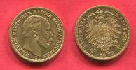 Deutschland Germany Kaiserreich Preußen 20 Mark Gold 1873 C Wilhelm I. Frankfurt am Main vz-prfr.h k