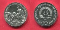 Eastern Germany DDR GDR 10 Mark Silber 1989 225. Geburtstag von Johann Gottfried Schadow - Quadriga 