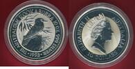 Australien, Australia 10 Dollars Silbermünze 1993 Kookaburra - 10 Unzen Stempelglanz mit Kapsel, Kap