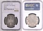 Frankfurt German States 2 Gulden Silber 1849 Goethe 100. Geburtstag Centennial Low Mintage 8500 NGC 