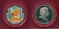 Cook-Inseln 20 Dollars Silber 2010 Masterpieces of Art - Vincent van Gogh (3 oz, m. Swarovski-Krista