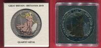 Großbritannien 2 Pounds Silbermünze 1 oz 2018 Britannia - Quartet Metal - Ruthenium,Gold,Rosegold, S
