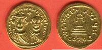 Byzanz Solidus Gold 613 - 641 Heraclius und sein Sohn Constantinus sehr schön