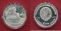 Korea, Nordkorea 10 Won Silber 2003 Geschichte der Seefahrt - Schildkrötenboot 1592 (1 oz) Polierte 