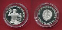 Korea, Nordkorea 500 Won Silber Olympische Spiele 1992 Barcelona - Tischtennis -