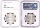 Germany Lübeck Kaiserreich 3 Mark Silber 1909A Freie und Hansestadt Lübeck NGC MS 64 USA Grading