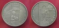 Polen, Poland, Polska 20 Zloty Silber Gedenkmünze 2004 In Memory of Victims in Łódź Ghetto Lodz Matt