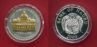Nauru 10 Dollar Silber Petersdom Vatikan - Skulpturmünze (1 oz, teilvergoldet) -