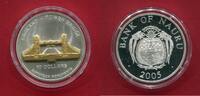 Nauru 10 Dollar Silber Tower Bridge - Skulpturmünze (1 oz, teilvergoldet) -