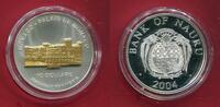 Nauru 10 Dollar Silber Palais de Monaco - Skulpturmünze (1 oz, teilvergoldet) -