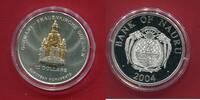 Nauru 10 Dollar Silber Frauenkirche Dresden - Skulpturmünze (1 oz, teilvergoldet) -