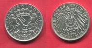 Kaiserreich Deutschland Bremen 2 Mark 1904 Freie und Hansestadt Bremen Stadtwappen f. prfr