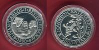 Spanien 5000 Pesetas Silbermünze 1990 500 Jahre Amerika 1492 - 1992 Serie Cortes und Montezuma PP in