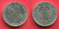 Bundesrepublik Deutschland 5 DM Gedenkmünze Commemorative Coin 1957 100. Todestag von Joseph Freiher
