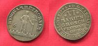 Braunschweig Wolfenbüttel 1/6 Taler VI Mariengroschen 1774 LCR Karl I. Wilder Mann Typ gutes sehr sc