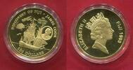 Fiji Inseln Islands 100 Dollars Gold 1993 James Cook Discovery Of Fiji PP in Kapsel keine Box kein Z