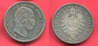 Kaiserreich Deutschland Preußen 5 Mark 1876 B Wilhelm I. Erhaltung ! gutes vz patina
