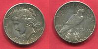 USA 1 Dollar Peace Dollar First Year Erstes Prägejahr selten ! Hohes Relief -