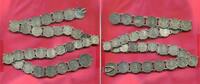 Rußland Rumänien Ungarn Tragbarer Münzschmuck Silber div. Um 1916 34 Silbermünzen Lange Kette oder G