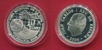 Spanien 10 Euro Silber 2004 FIFA World Cup Germany 2006 Polierte Platte in Kapsel