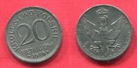 Geplantes Königreich Polen 1. Weltkrieg 20 Fenigow Regency of Kingdom of Poland (1916-1918) -