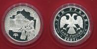 Russland 3 Rubel Silber Baschkirien, Baschkortostan -