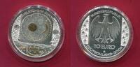 Deutschland, BRD 10 Euro Silber Himmelsscheibe von Nebra (m. Goldapplikation) -