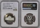 DDR 10 Mark Silber PP - Polierte Platte Schauspielhaus Berlin - Top Pop! - keine höher bewertet bei NGC -