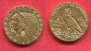 USA 5 Dollars Dollar Half eagle Indian Head Indianerkopf -