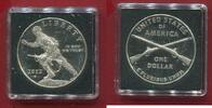 USA 1 Dollar Silber United States Mint, Infantry Soldier Silver Dollar -