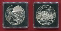USA 1 Dollar Silber 100 Jahre Kriegseintritt USA -