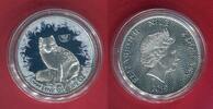Niue Inseln Islands 2 Dollars 1 Unze Silber Polar-Life - Polarfuchs -