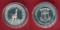Äquatorial Guinea 1000 Francos CFA Silber 1 oz Giraffe -