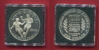 USA 1 Dollar Silber Fußball-Weltmeisterschaft 1994 - World Cup Soccer USA -