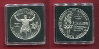 USA 1 Dollar Silber Paralympics Atlanta - Rollstuhlfahrer -