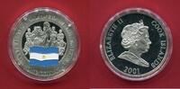 Cook-Inseln 1 Dollar Silber Fußballweltmeister Argentinien (m. Farbapplikation) -
