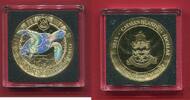 Cayman Islands 1 Dollar Silber Golden Holographic Edition - Turtle (1 oz, vergoldet, Hologramm) -