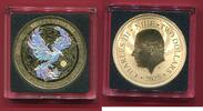 Niue 2 Dollars Silber Golden Holographic Edition - Silver Phoenix (1 oz, vergoldet, Hologramm) -