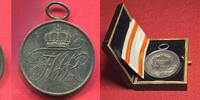 Brandenburg Preußen Königreich Tragbare Silbermedaille mit Öse Friedrich Wilhelm III. 1797 -1840 Verdienst um den Staat -