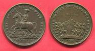 Prussia Brandenburg Preußen Bronzemedaille Friedrich II. der Große Schlacht bei Zorndorf 28. August 1758 -