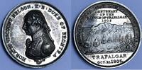 Great Britain Medaille 1905 Centenary of the battle of Trafalgar. Horatio Nelson. Vzgl.