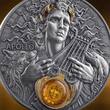 5 Dollars APOLLO Divine Faces of the Sun 3 Oz Silver Coin 5$ Niue 2025 Antique Finish