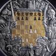7 Dollars KING GAMBIT Chess Battle 3 Oz Silver Coin 7$ Niue 2025 Antique Finish