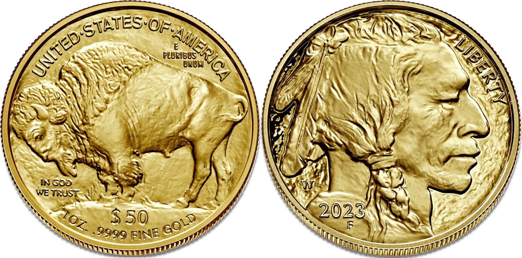 United States 50 Dollars BUFFALO 1 Oz Gold Coin 50 USA 2023 BU united-states-50-dollars-buffalo-1-oz-gold-coin-50-usa-2023-bu