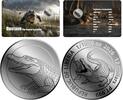 Liberia 12 Dollars DEMON CROCODILE 1/1000 Oz Platinum Coin 12$ Liberia 2026 -